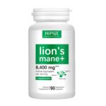HiPlus® Organic Lion’s Mane Mushroom Supplement Capsules
