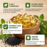 HiPlus® 2-in-1 Oil of Oregano & Black Seed Oil Softgels - Image 5