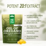HiPlus® 2-in-1 Oil of Oregano & Black Seed Oil Softgels - Image 8