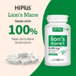 HiPlus® Organic Lion’s Mane Mushroom Supplement Capsules - Image 4