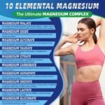 HiPlus® Magnesium Complex 10 Essential Magnesium Supplement 1200mg 120 Capsules - Image 4